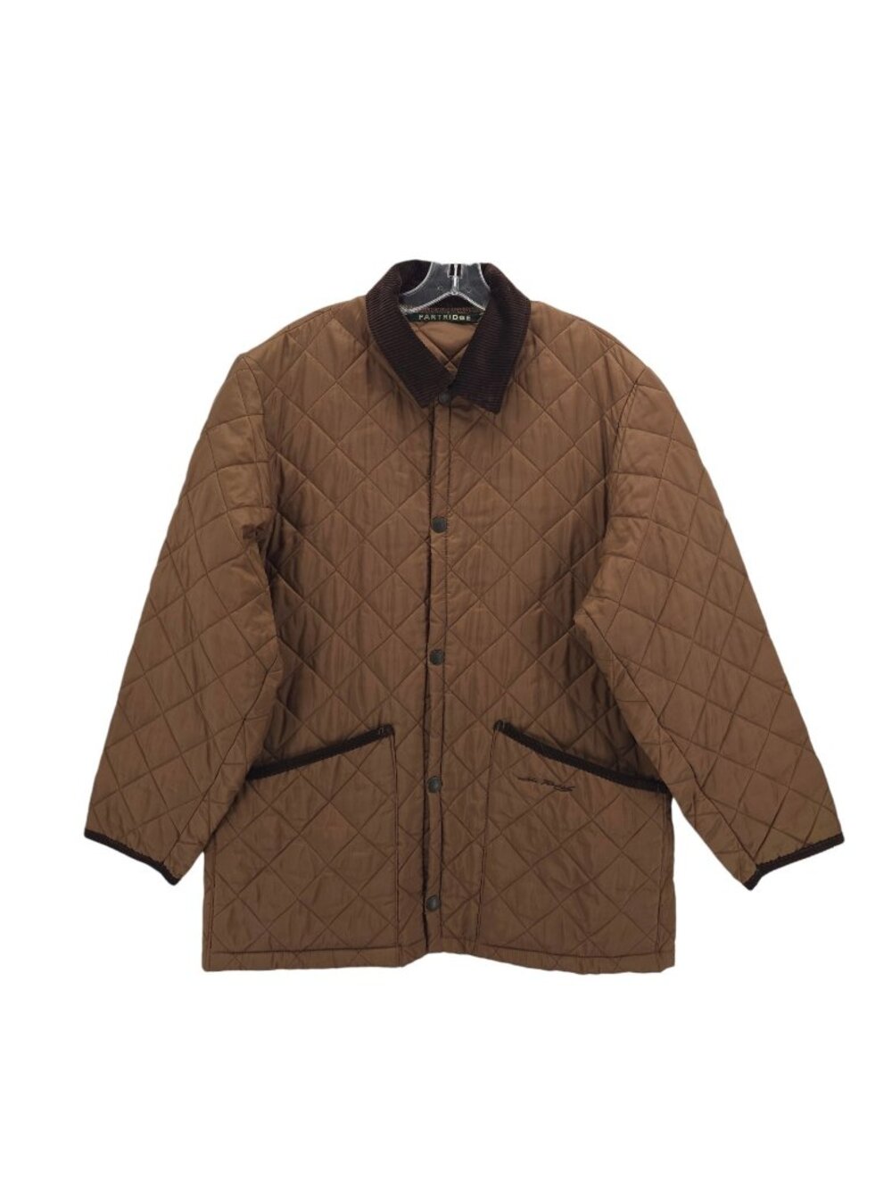 JOHN PARTRIDGE Brown Quilted Jacket Chore Field Made in ENGLAND Men's MEDIUM